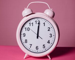 An old timey alarm clock